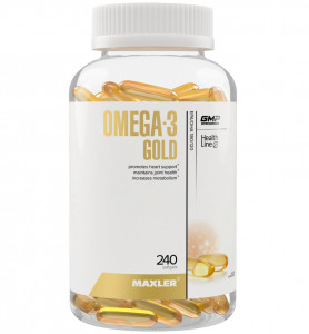 Омега 3 Maxler Omega-3 Gold 240 капсул
