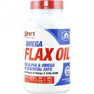 Льняное масло SAN Omega Flax Oil Softgels 100 капсул