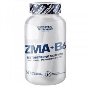 ЗМА Siberian Nutrogunz Essentials ZMA + B6 60 капсул