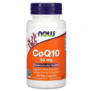 Коэнзим Q10 Now Foods CoQ10 30 мг 120 капсул