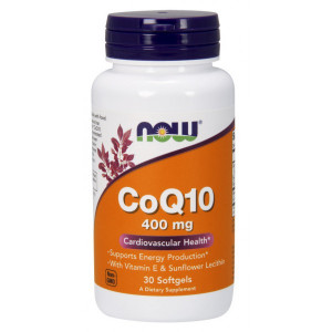 Коэнзим Q10 Now Foods CoQ10 400 мг Softgels 60 капсул