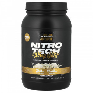 Протеин концентрат + изолят MuscleTech Nitro Tech 100% Whey Gold 921 грамм