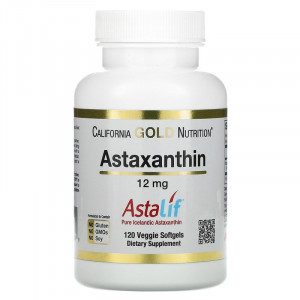 California Gold Nutrition Astaxanthin 12 мг Softgels 120 капсул