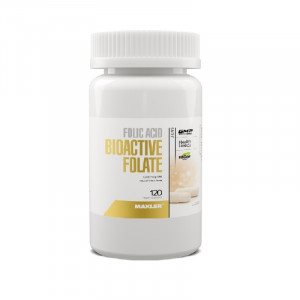 Фолиевая кислота Maxler Folic Acid Bioactive Folate 5-MTHF 120 капсул