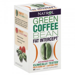 Экстракт зеленого кофе Natrol Green Coffee Bean Fat Intercept 60 таблеток