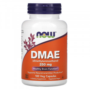 ДМАЕ Now Foods DMAE 250 мг 100 капсул