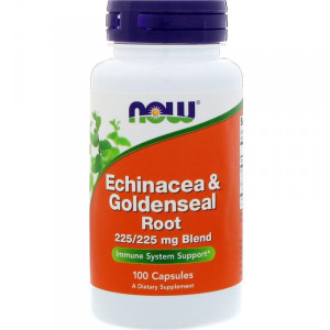 Now Foods Echinacea Goldenseal Root 100 капсул