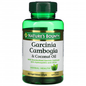 Nature's Bounty Garcinia Cambogia Coconut Oil 60 капсул