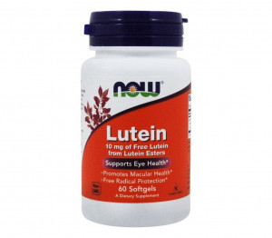 Лютеин Now Foods Lutein 10 мг Softgels 60 капсул