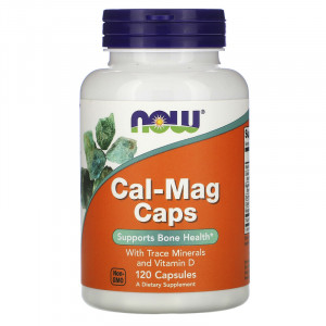 Кальций и магний Now Foods Cal-Mag Caps 120 капсул