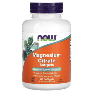 Магний цитрат Now Foods Magnesium Citrate Softgels 90 капсул