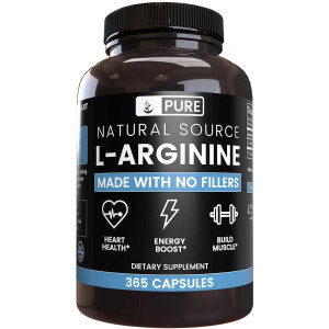 Аргинин Pure Supplements L-Arginine 500 мг 90 капсул