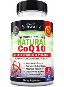Коэнзим Q10 с селеном и витамином E BioSchwartz Natural CoQ10 200 мг 60 капсул
