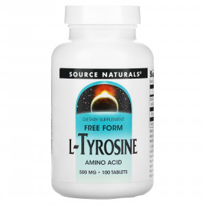L-тирозин Source Naturals L-Tyrosine 500 мг 100 таблеток