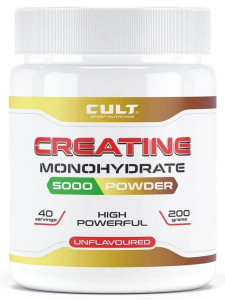 Креатин моногидрат Cult Creatine Monohydrate Powder 200 грамм