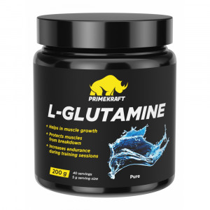 Глютамин Prime Kraft L-Glutamine 200 грамм