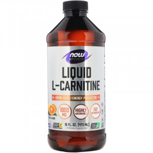 L-карнитин Now Foods L-Carnitine Liquid 1000 мг 473 мл