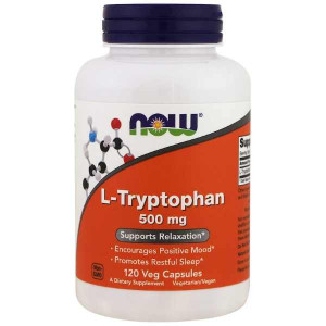 L-триптофан Now Foods L-Tryptophan 500 мг 120 капсул