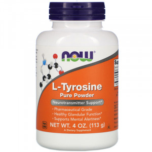 L-тирозин Now Foods L-Tyrosine Powder 113 грамм