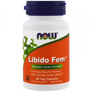 Бустер либидо для женщин Now Foods Libido Fem 60 капсул