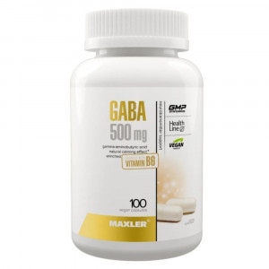 ГАБА Maxler GABA 500 мг Vitamin B6 100 капсул