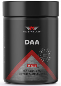 D-аспарагиновая кислота Red Star Labs DAA 600 мг 120 капсул