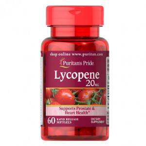 Ликопин Puritan's Pride Lycopene 20 мг Softgels 60 капсул