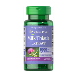 Расторопша Puritan's Pride Milk Thistle Extract 1000 мг 90 капсул