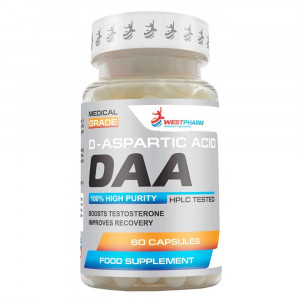 D-аспарагиновая кислота WestPharm DAA 500 мг 60 капсул