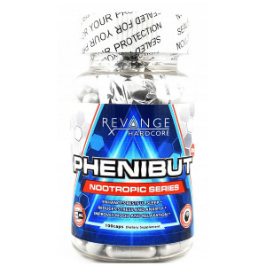 Ноотроп Revange Nutrition Phenibut RX 900 мг 100 капсул