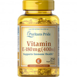 Puritan's Pride Vitamin E-180 мг (400 IU) 250 капсул