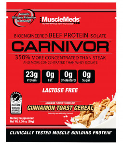 Пробник говяжий протеин MuscleMeds Carnivor 1 порция