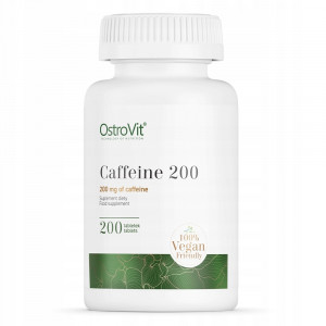 Кофеин OstroVit Caffeine 200 мг 200 таблеток