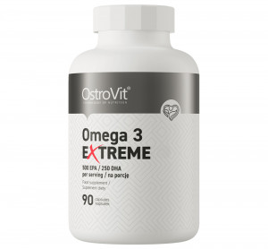 Омега 3 OstroVit Omega 3 Extreme 500 EPA 250 DHA 90 капсул