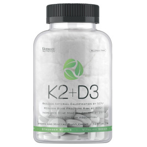 Витамины K2 и D3 Ultimate Nutrition K2 + D3 120 таблеток