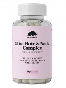 Комплекс для волос, ногтей и кожи Prime Kraft Skin, Hair and Nails Complex 90 капсул