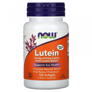 Now Foods Lutein 10 мг 120 капсул