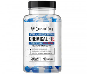 Туркестерон и эпикатехин Chaos and Pain Chemical-TE Turkesterone Epicatechin 90 капсул