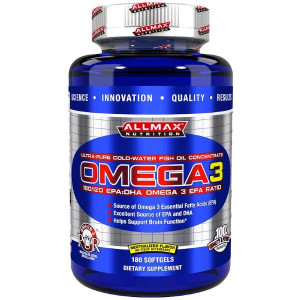 Омега 3 Allmax Nutrition Omega-3 Fish Oil Softgels 180 капсул