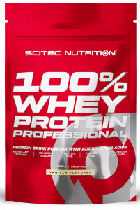 Протеин концентрат + изолят Scitec Nutrition 100% Whey Protein Professional 1000 грамм