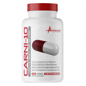 L-карнитиновый комплекс Metabolic Nutrition Carni-10 240 капсул