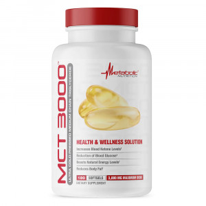 Масло МСТ Metabolic Nutrition MCT 3000 180 капсул