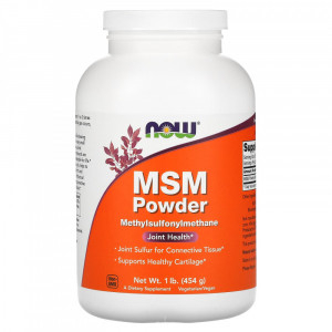 МСМ Now Foods MSM Powder 454 грамма