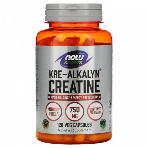 Креатин креалкалин Now Foods Kre-Alkalyn Creatine 750 мг 120 капсул