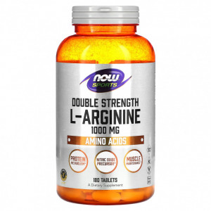 Аргинин Now Foods L-Arginine 1000 мг 180 таблеток