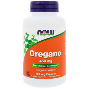 Масло орегано Now Foods Oregano 450 мг 100 капсул