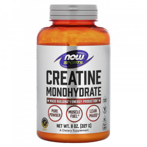 Креатин моногидрат Now Foods Creatine Monohydrate 227 грамм