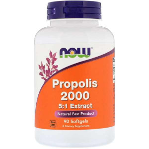Now Foods Propolis 2000 5:1 Extract Softgels 90 капсул