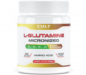 Глютамин Cult L-Glutamine Powder 200 грамм