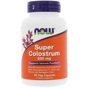 Молозиво Now Foods Super Colostrum 500 мг 90 капсул